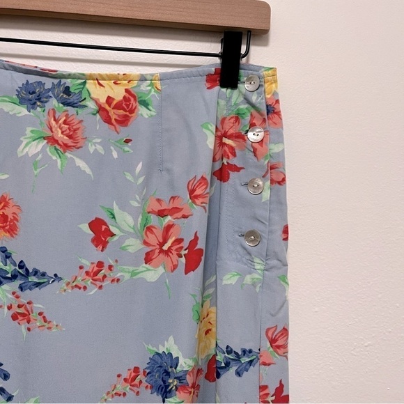VINTAGE Crazy Horse Floral Prairie Midi Skirt. Size 14 - Picture 4 of 7